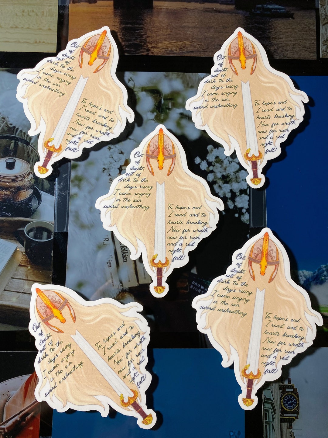 Out of Doubt Eomer Quote Lord of the Rings Vinyl Waterproof Sticker Etsy