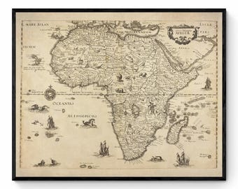 アンティーク大型 地図 マップ 　アメリカ歴史教材地図 近代史アフリカ領地マップ アンティーク大型 地図 マップ アメリカ歴史教材地図 近代史