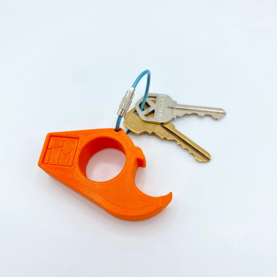3D Printed Key Chain Bottle and Can Opener tab or Shotgun Open 