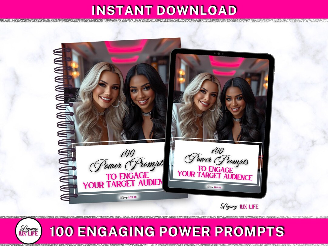 Target Prompt 100 Power Prompts to Engage Your Target Audience - Etsy