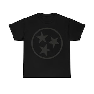 Tennessee Tri Star T Shirt, Tennessee Shirt, Tennessee State, Tennessee Football