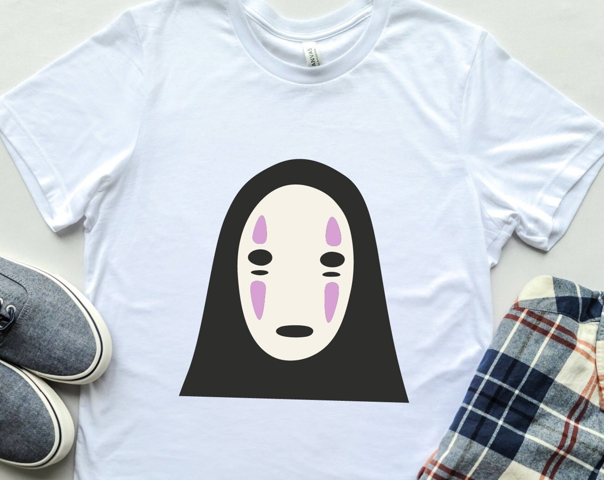 Discover No Face Anime Shirt, Spirited Away Shirt