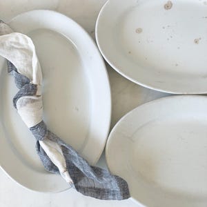 Ironstone Platters- Set of Three