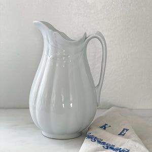 Ironstone Wheat Pattern Pitcher