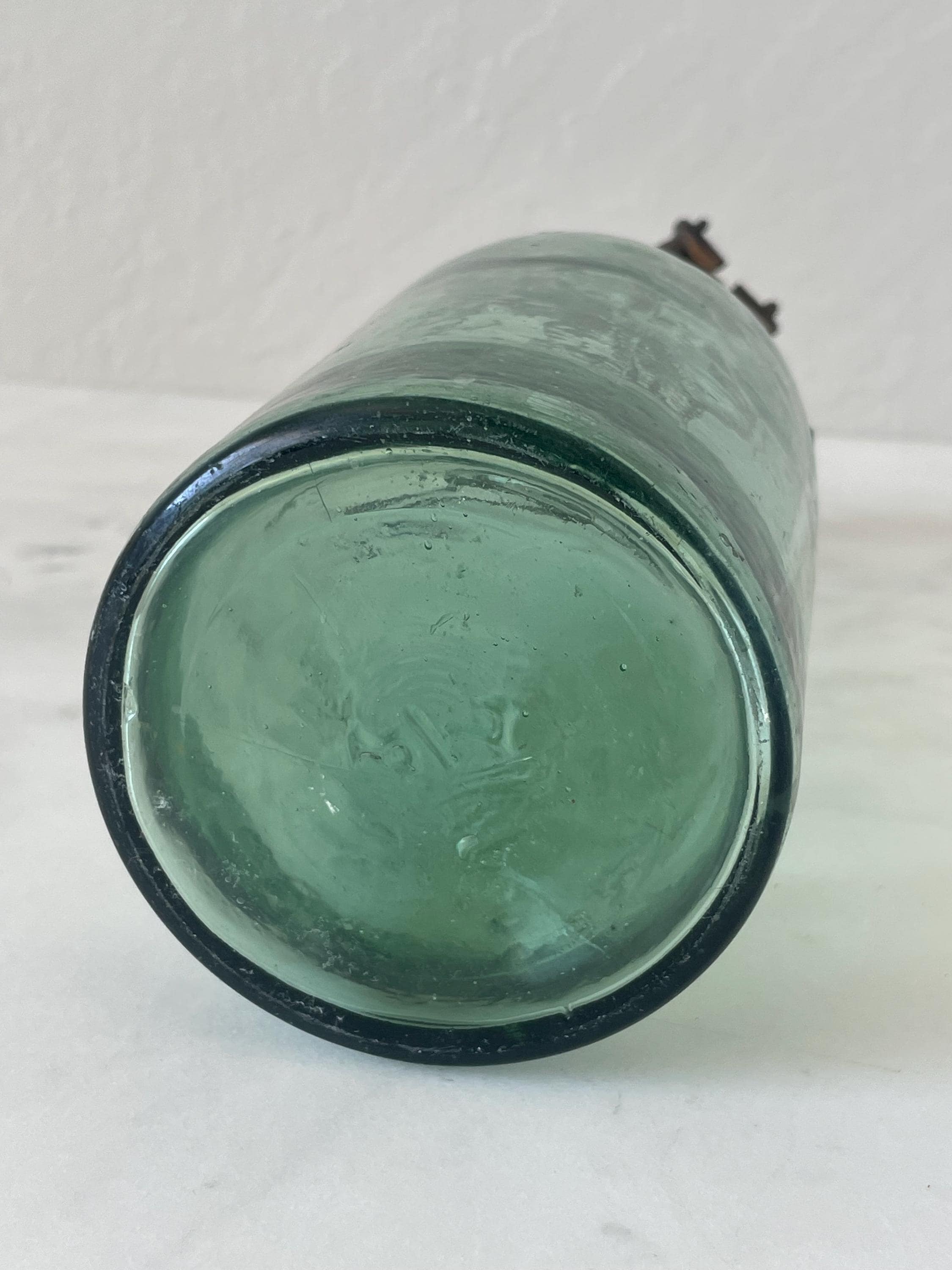 Lot 2 anciens bocaux de conserve rare petite contenance ( la bouteille la lorraine contenance 1/2 l et le bocal l'ideale 3/4 litre - Arts de la table