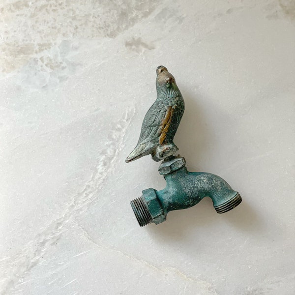 Vintage Brass Bird Spigot