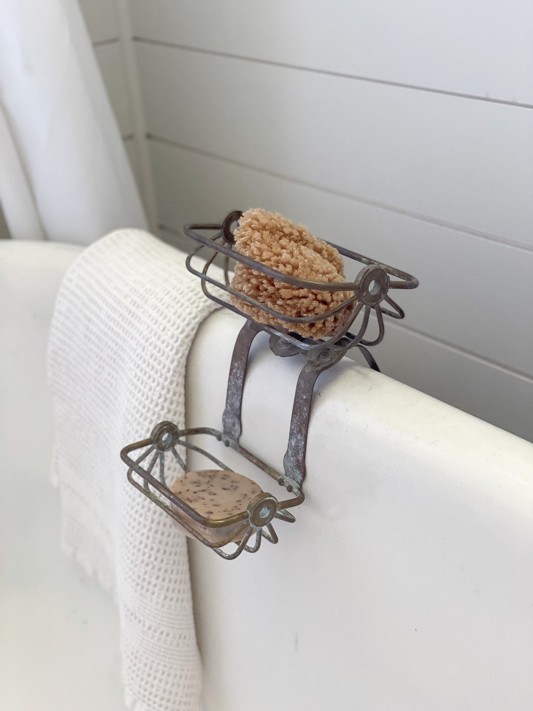 Vintage Clawfoot Tub Soap Holder Etsy