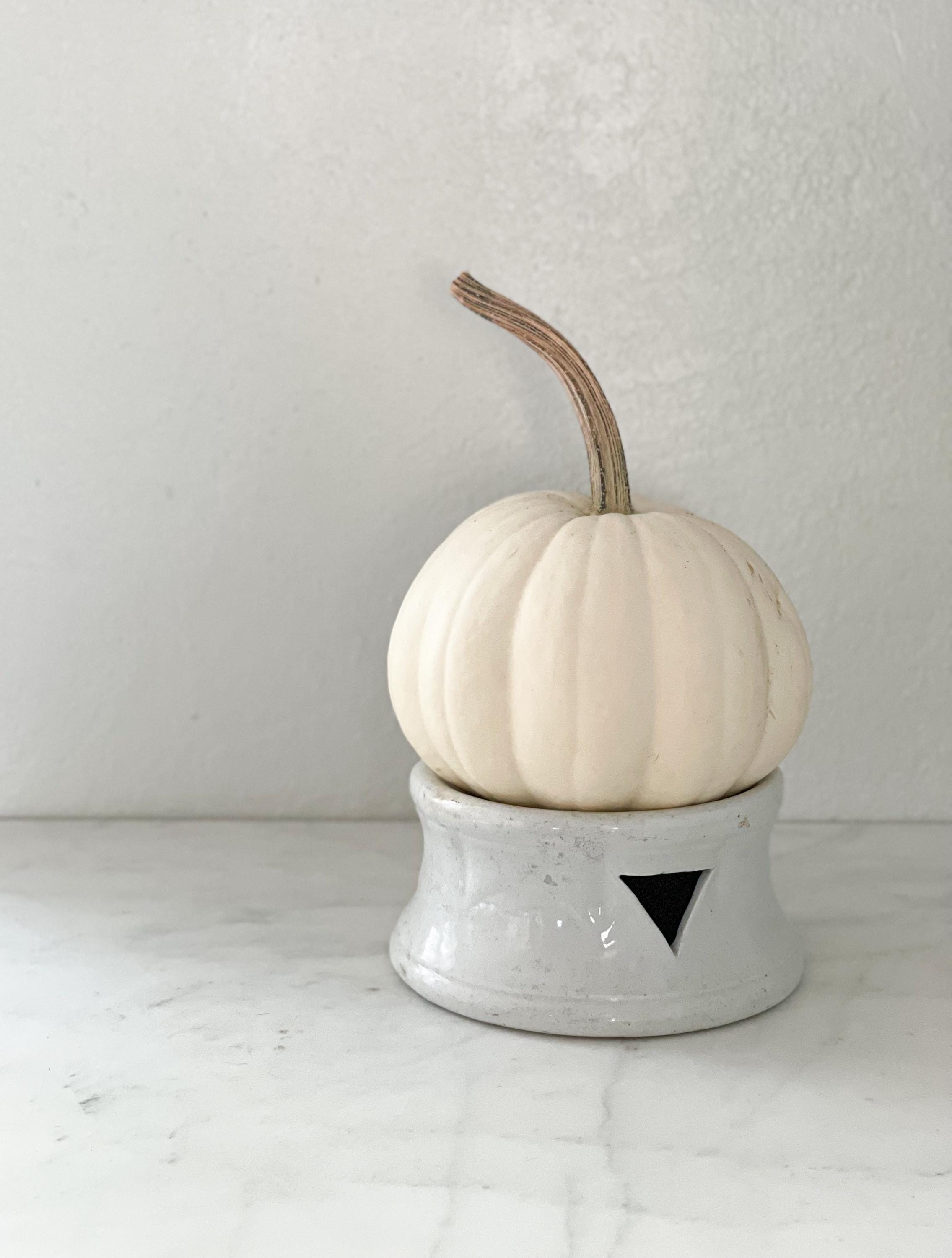 Vintage Stained Ironstone Spittoon
