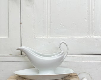 Vintage Ironstone French Gravy Boat