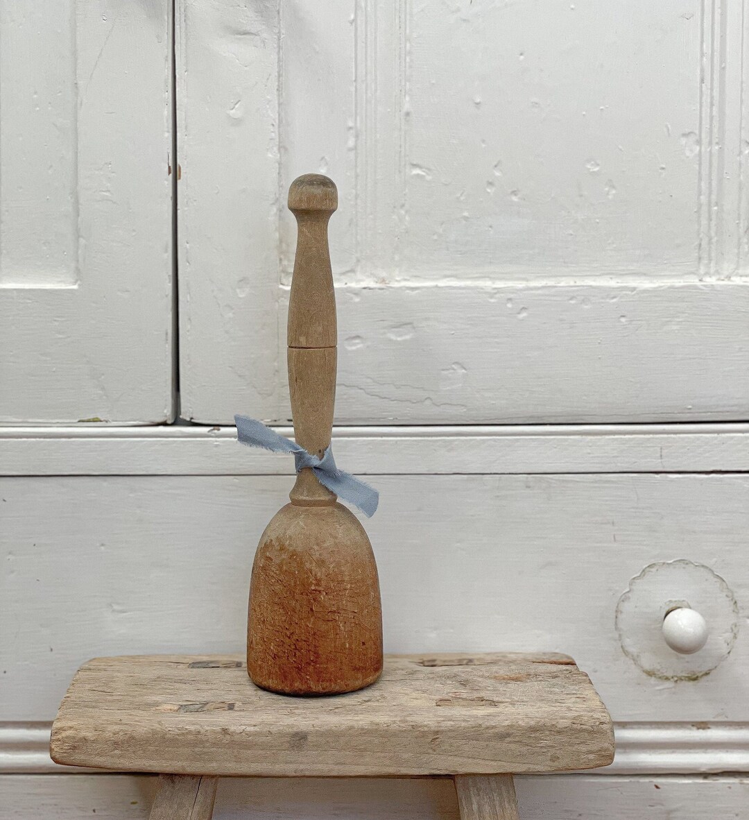 Vintage Wooden Potato Masher Etsy