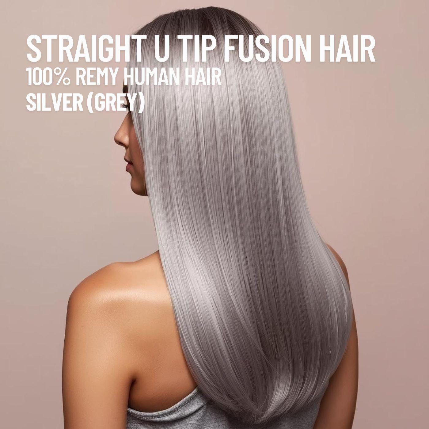 Wicker\'s  Remy Virgin U-Tip Fusion Hair Extensions Amazon.com : Remy I Tip Hair Extensions Human Hair for Black  main image 2