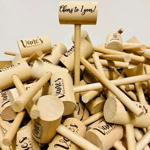 Breakable Heart Mallet| Breakable Chocolate Heart Mallet| Custom Wood Mallet| Personalized Mallet| Engraved Mallet