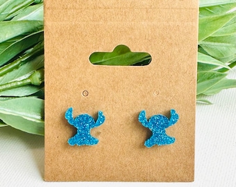 Stitch Earrings| Acrylic Earrings| Studs