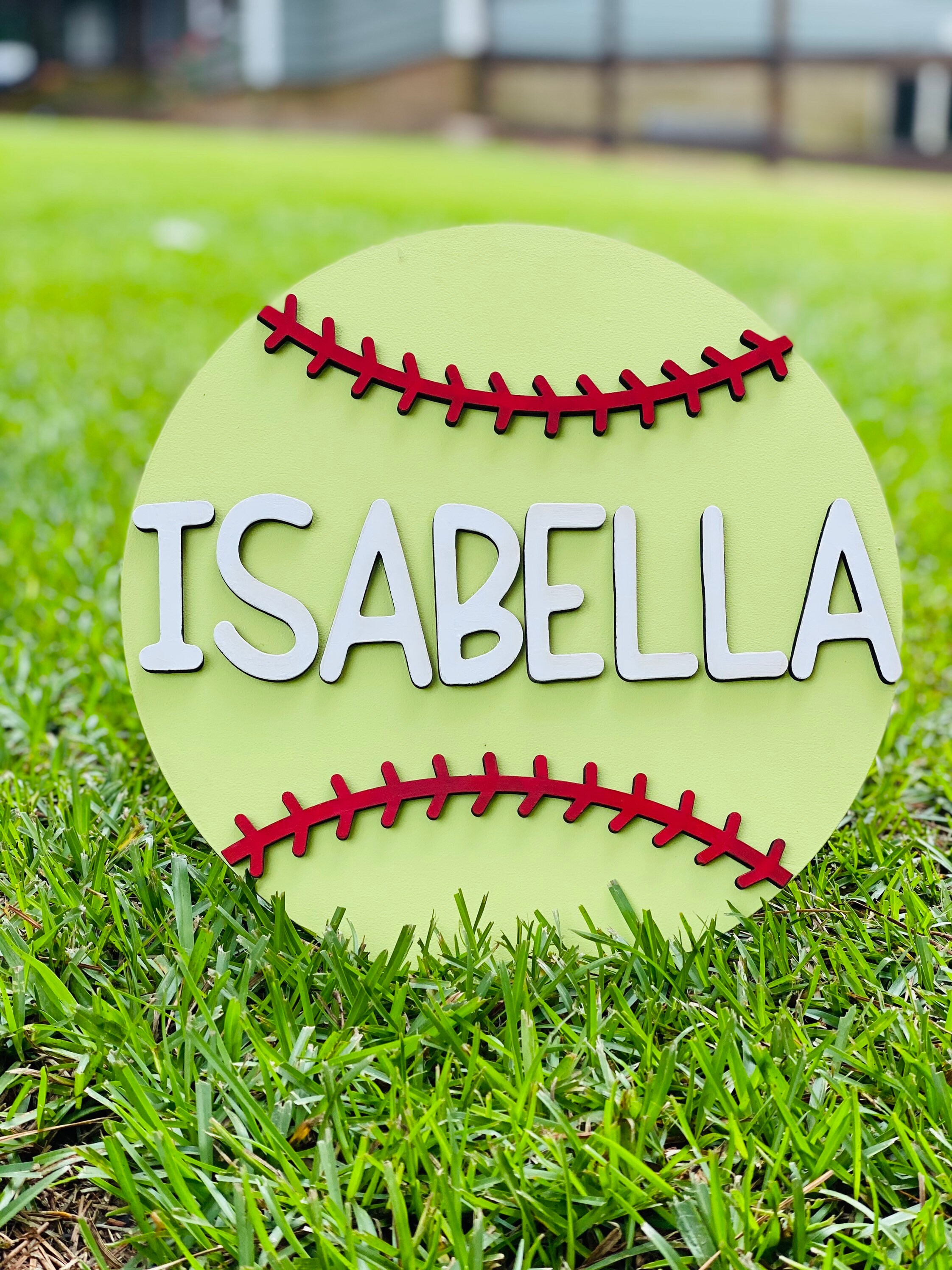 Softball Support. Sign Softball Name Sign| Custom Softball Sign| Softball Sign| Wood Sign ...