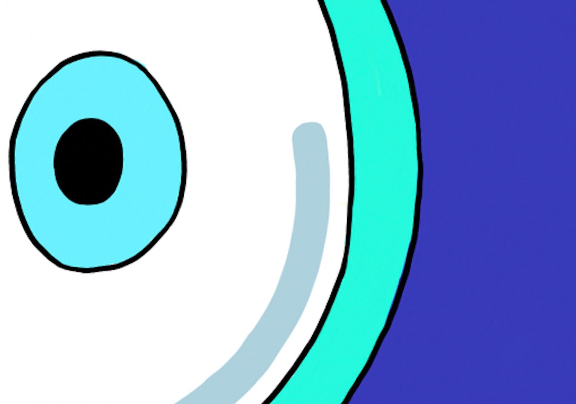 Spongebob Binocular Eyes Vinyl Sticker Etsy