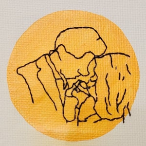 Deckerstar Line Art Embroidery