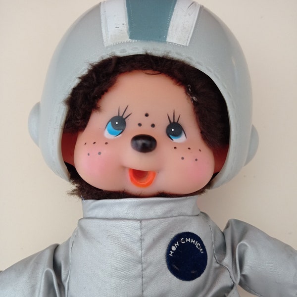 Monchhichi Sekiguchi Space Boy sehr selten Vintage 70er Jahre 1974 hergestellt in Japan Monchhichi Astronauta 8" 20 cm originale rarissimo