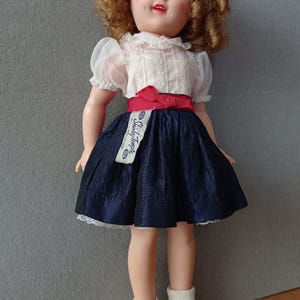 Shirley Temple vintage doll Ideal rare doll 15&quot; 38 cm all original wonderful 60&#39;s 50&#39;s