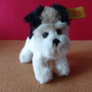 Steiff vintage dog fox terrier plush Foxy 70s 80s collectible vintage plush