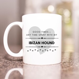 Ibizan Hound, Dog Dad, Dog Mom, Ibizan Hound Owner, Ibizan Hound Coffee Cup, Podenco Ibicenco