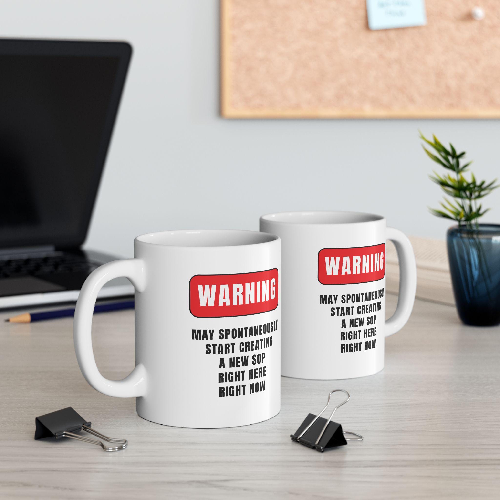 Funny SOP Mug, Standard Operating Procedures, Office Gift - Etsy