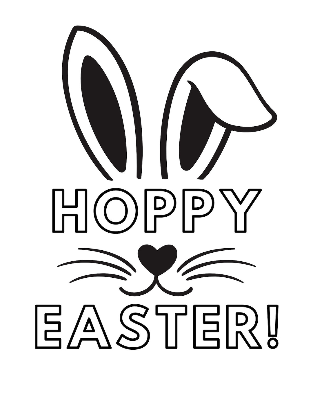 Hoppy Easter Coloring Page Etsy - Il 1080xN.5842937544 8fhq 