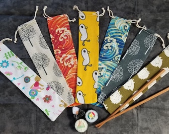 Chopstick Sleeve Replacement, Chopstick Case, Reusable Chopstick Sleeves