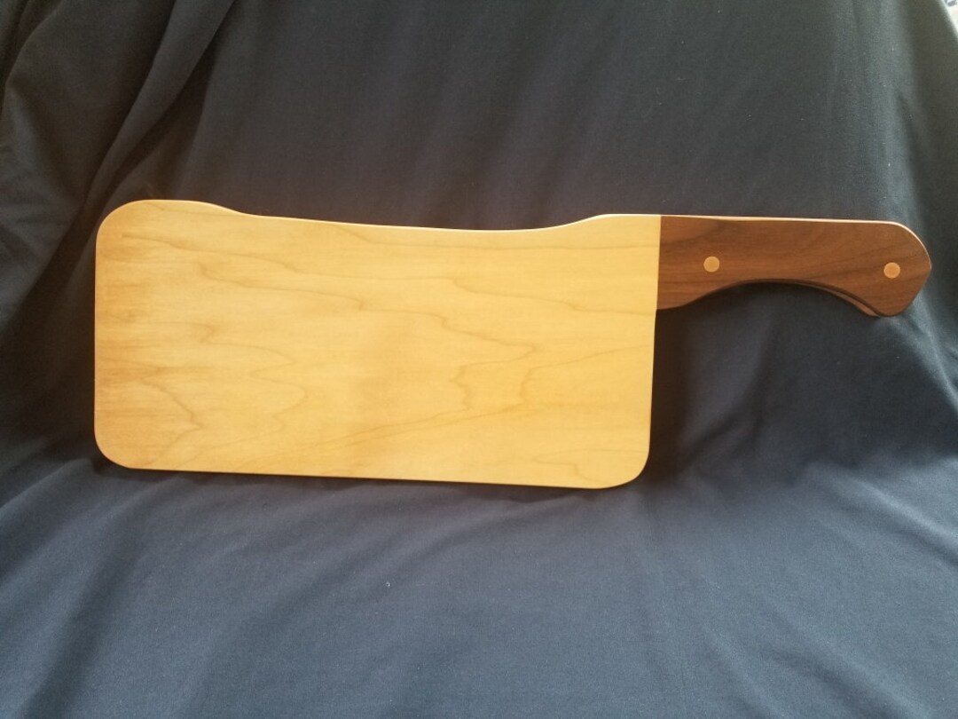 Butcher Knife Charcuterie Board Wood Serving Board Etsy