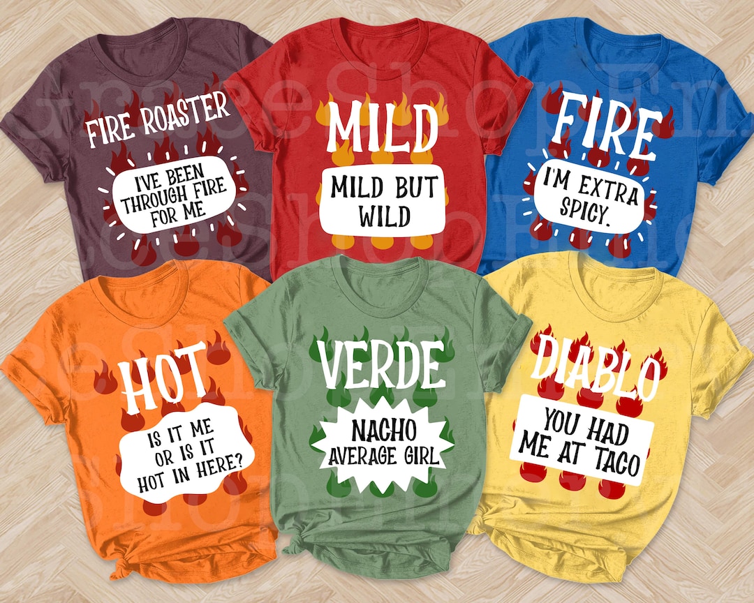 custom-taco-bell-hot-sauce-group-costume-shirt-hot-sauce-etsy
