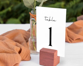 Modern Table numbers (1-20)