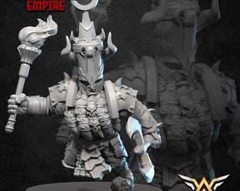 Infernal commander Dwarf hero of chaos