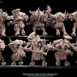 Minotaurs multi-part regiment (5)