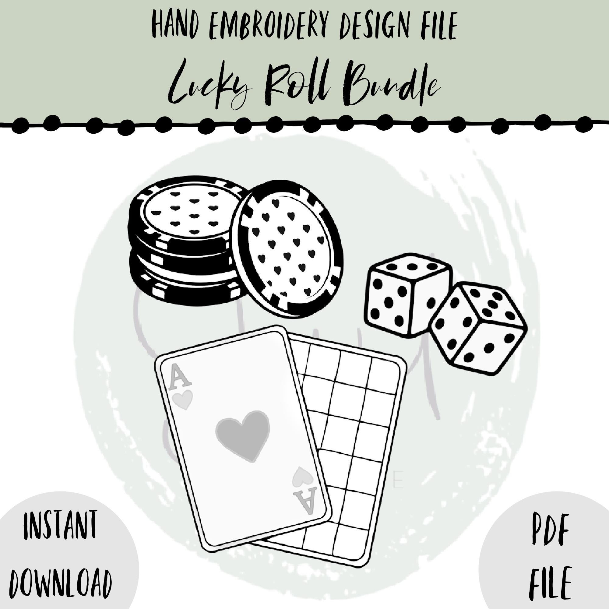 The Lucky Bundle Hand Embroidery Pattern Celebration and Bachelorette Designs (PDF Pattern)
