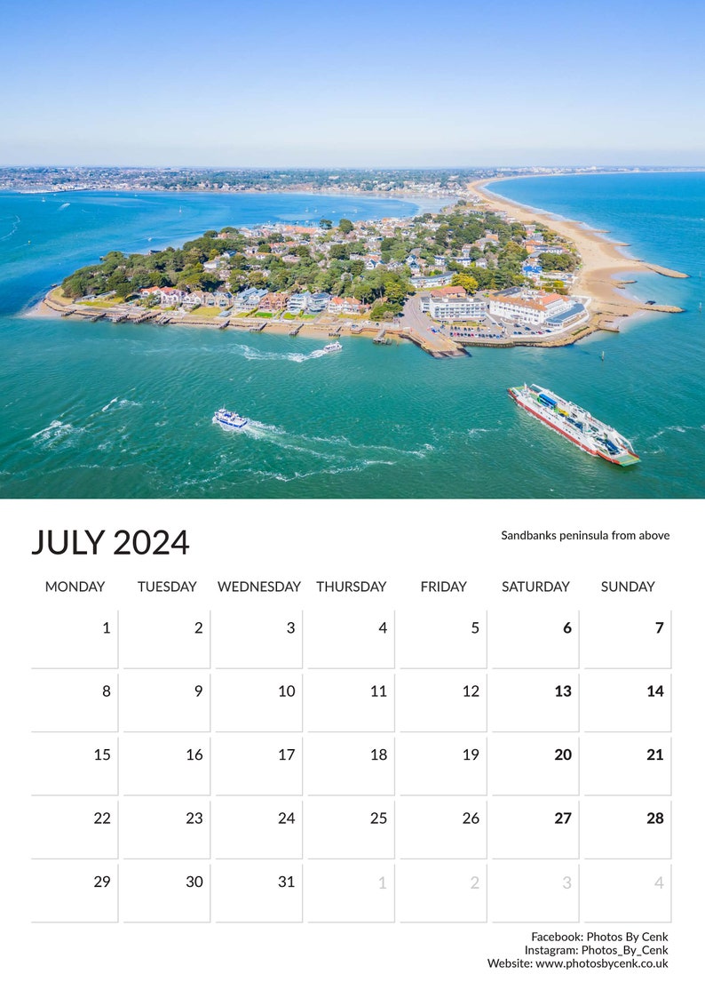 Dorset Calendar 2024 early Edition Etsy UK