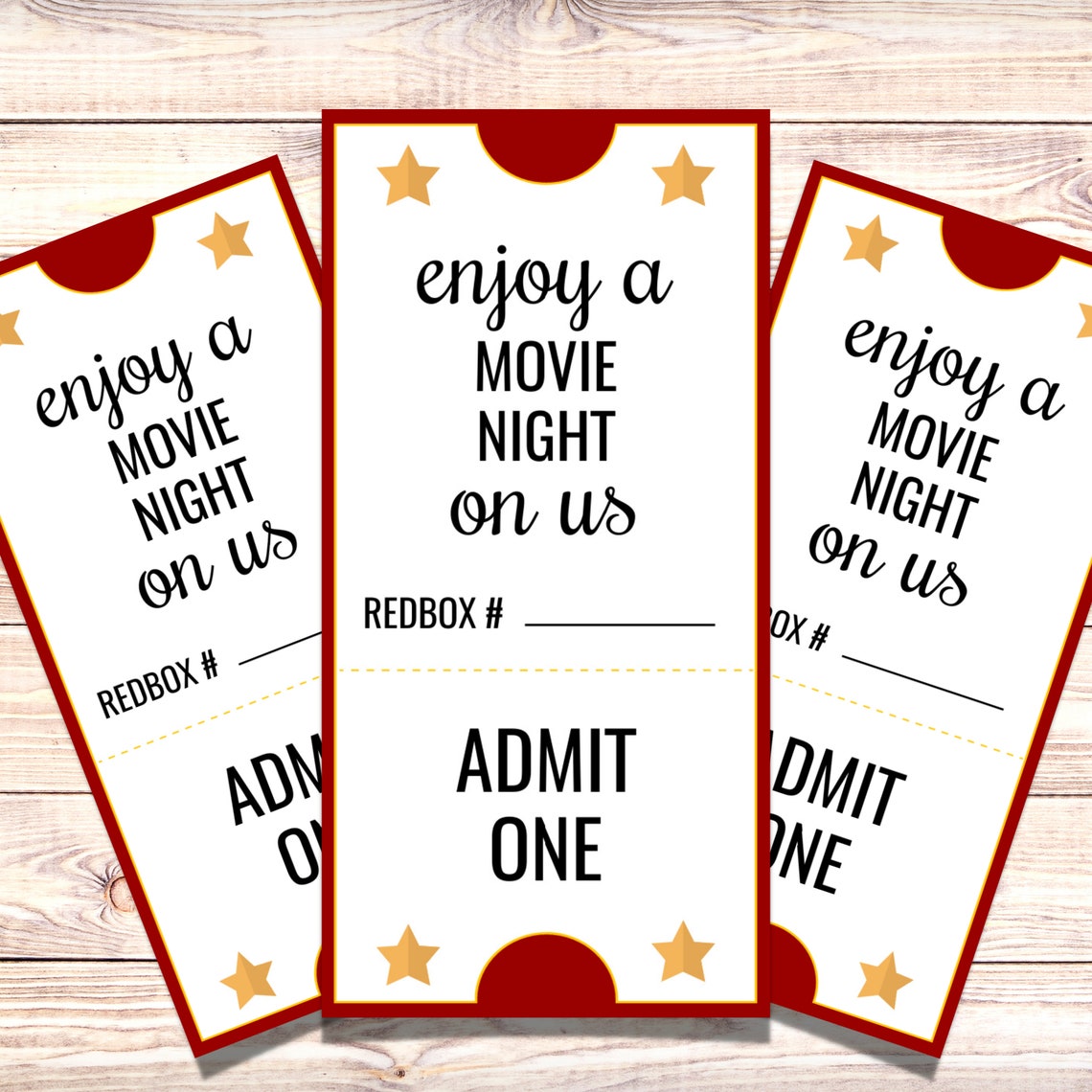 Printable Redbox Certificate, Redbox Gift Card, Teacher Appreciation