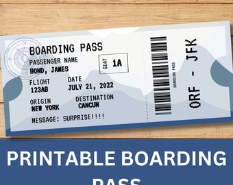 Editable Universal Studios Surprise Ticket Template, Printable ...