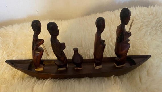 Wooden sculpture/ home décor statue & design/Handmade Wood Art