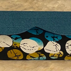 African Ankara Clutch, wax Print clutch