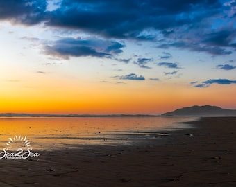 Playa Grande Sunset Print – Costa Rica Beach Wall Art, Tropical Ocean Landscape Photography
