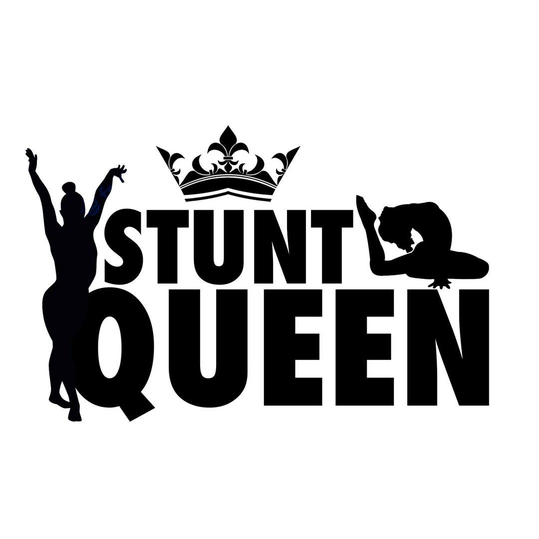 Stunt Queen Majorette Cheer, Graphic, Cricut Silhouette Design Space