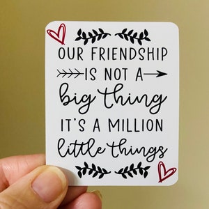 Friendship Magnets / Sister Gifts / Bridal Party Gifts / Inspirational Magnets / Sister Magnets