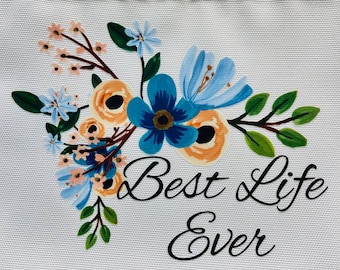 Best Life Ever Canvas Bag / Pioneer Make Up Bag / Pioneer Canvas Bags / Pioneer Gifts / Pioneer Bags / Best Life Ever Gifts / Pioneer School