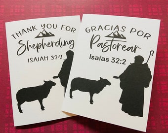 JW Elder Thank You for Shepherding Card (Spanish or English)