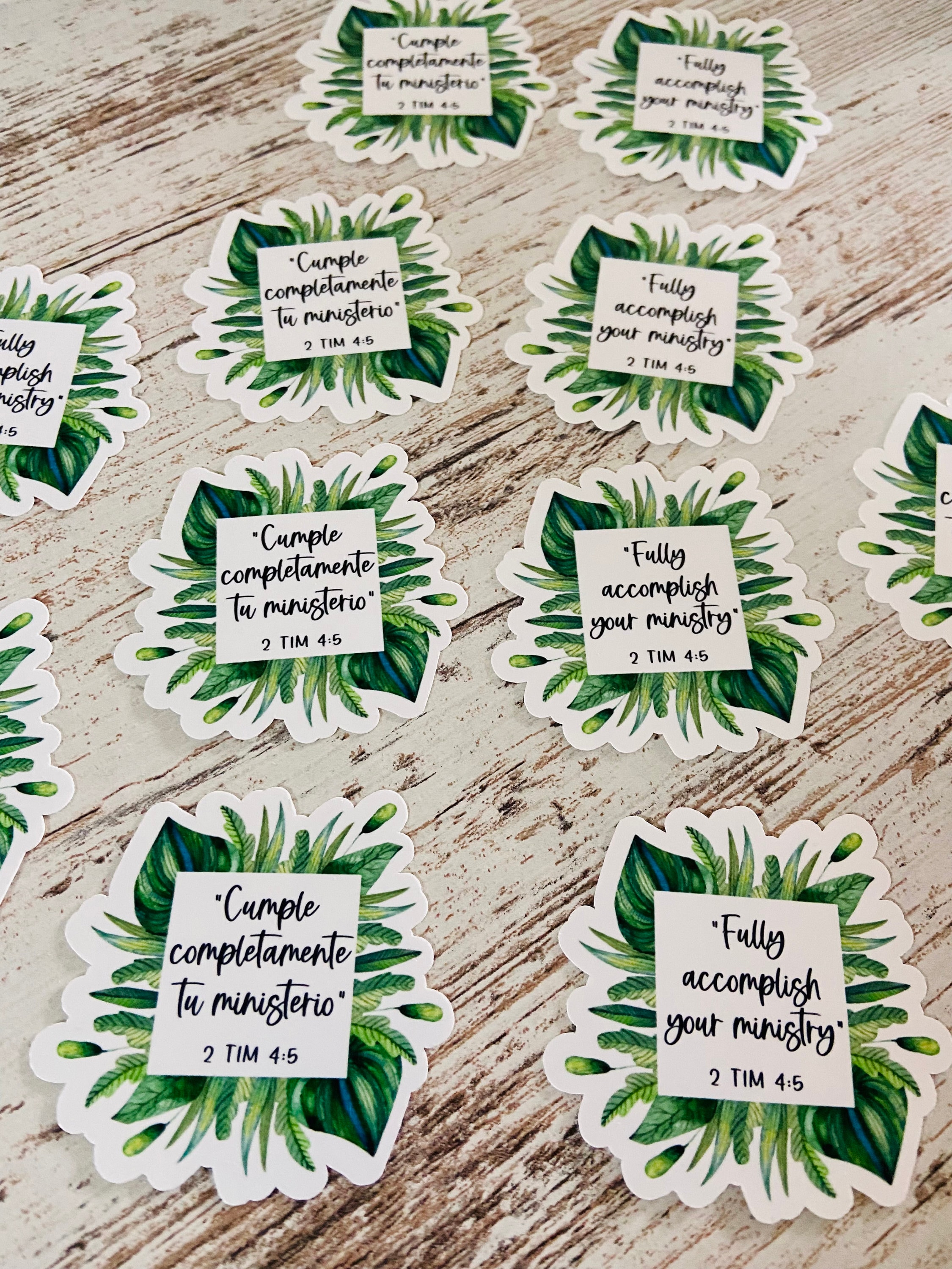 JW Fully Accomplish Your Ministry Stickers / 2 Tim 4:5 Stickers ...