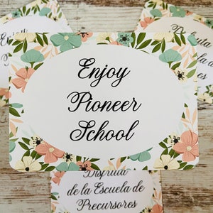 Pioneer School Cards (English & Spanish) / Enjoy Pioneer School Cards / Pioneer School Gifts / JW Gifts