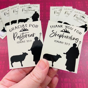 JW Elder Thank you for Shepherding Magnet (Spanish and English) / JW Magnets / Elder Gifts / Elder Magnets / Pioneer School Magnet