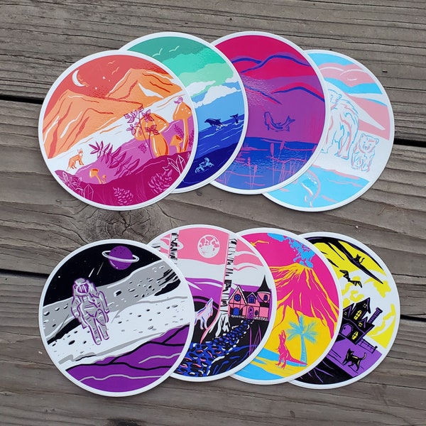 Stickers pour voiture Fierté LGBTQ discrète