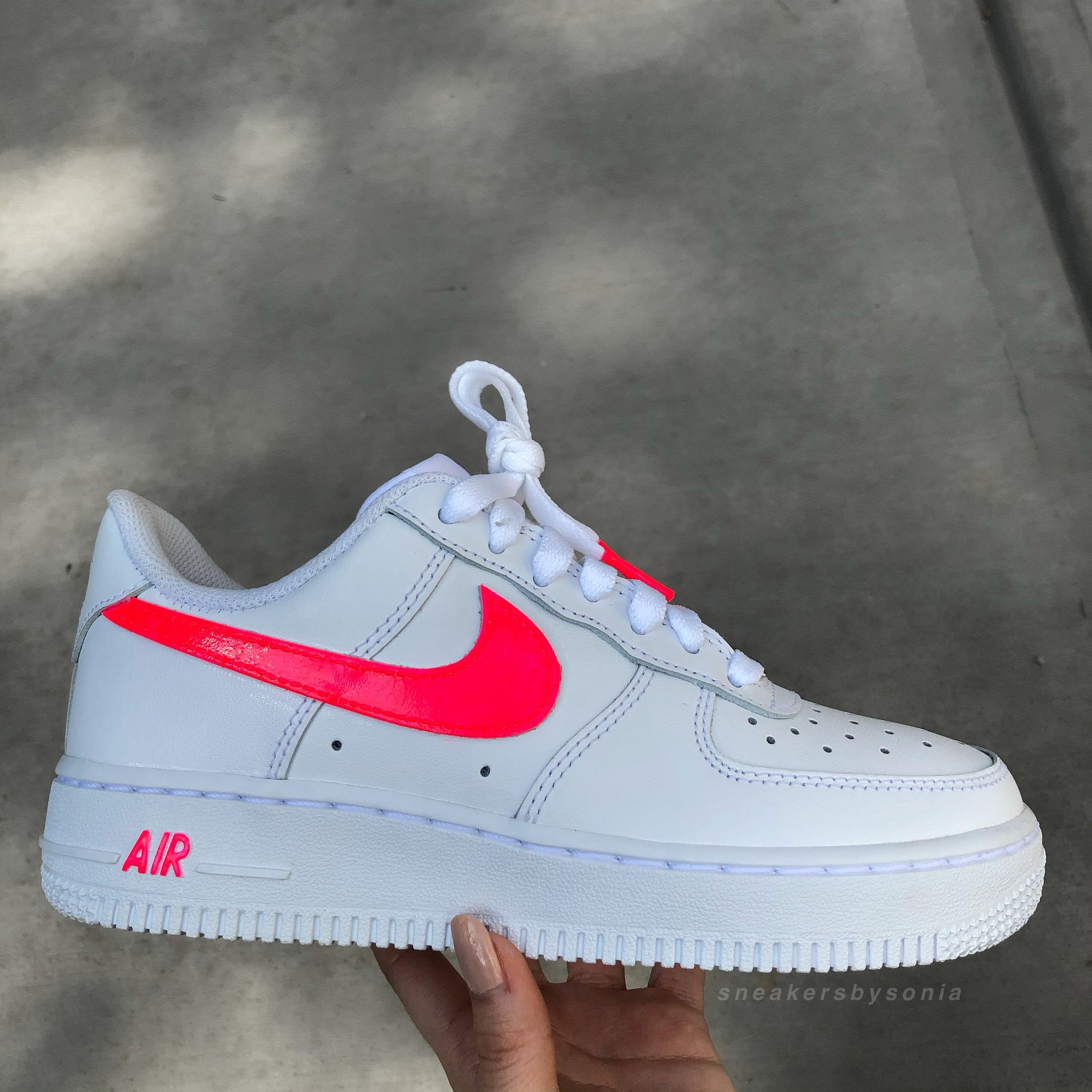 air force 1 neon pink
