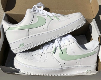 pastel green nike air force 1