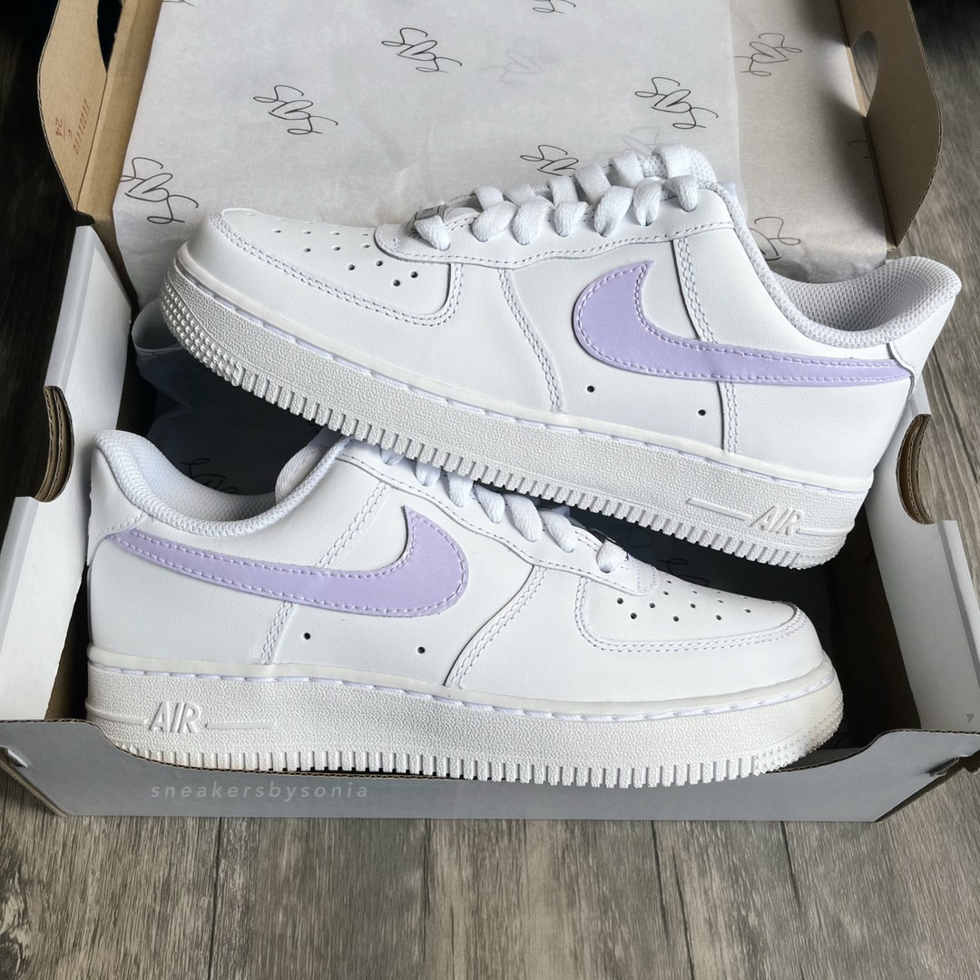 lavender air force 1 high top